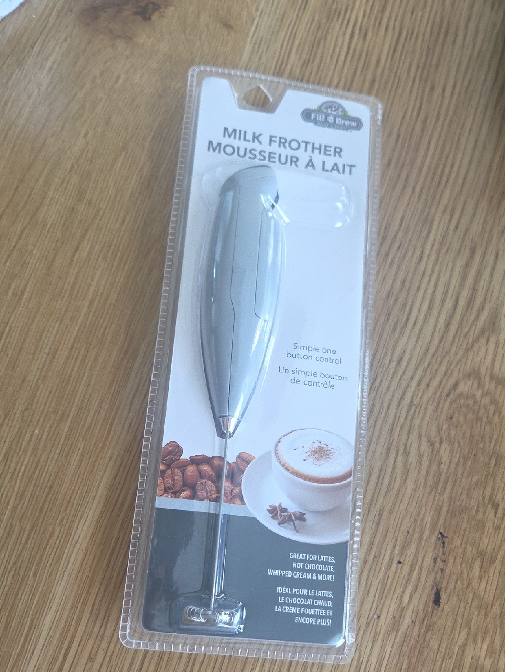 Nwt. Milk Frother Handheld - Silver